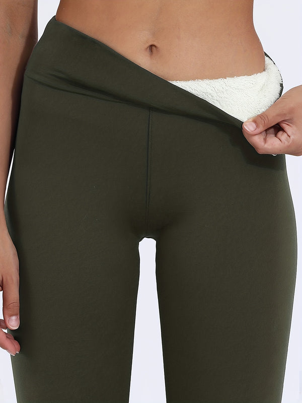 Calça Leggings Forrada Cintura Alta: "Conforto e Estilo, Perfeitos para Qualquer Ocasião!"