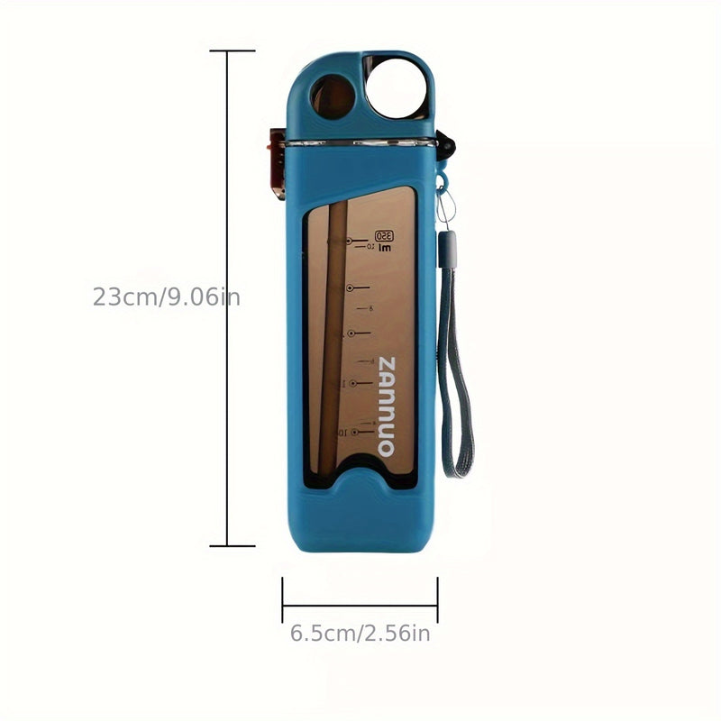 Garrafa de Água Quadrada à Prova de Vazamento - 350ml