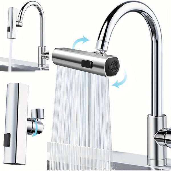 Torneira Flexível Cascata com 3 Modos: Poderoso e Durável para uma Limpeza Rápida