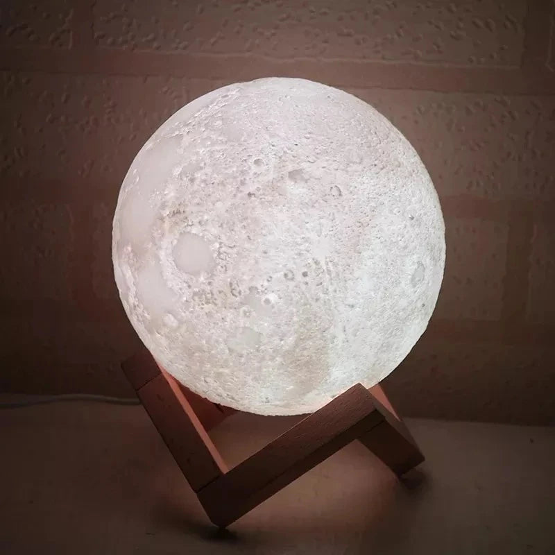 Luminária Umidificadora e Aromatizadora Full Moon 3D – Luz, Aroma e Conforto em Um Só Equipamento!