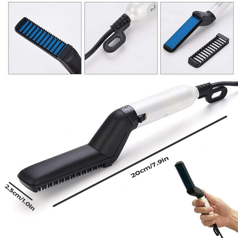 Men Beard Straightener Hair Straightener For Men Multifunctional Hair Curling Show Cap Tool Electric Men Hair Beard Styler