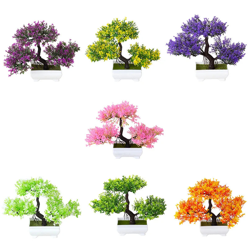 Bonsai Eterno: Beleza Natural e Colorida Sem Manutenção