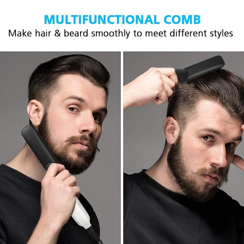 Men Beard Straightener Hair Straightener For Men Multifunctional Hair Curling Show Cap Tool Electric Men Hair Beard Styler