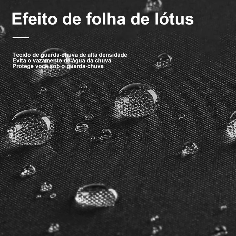 Guarda-chuva Dobrável Automático de 10 Ossos com Luz LED – Proteção em Qualquer Clima!