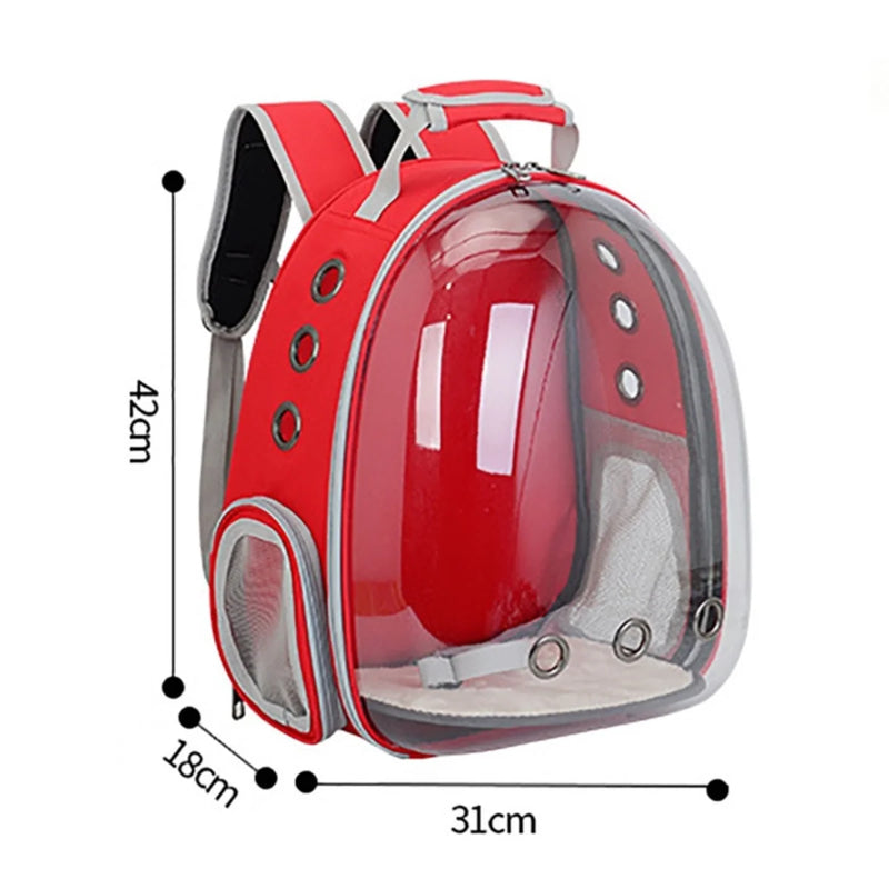 Mochila Pet com Vista Panorâmica - Estilo Astronauta em Acrílico